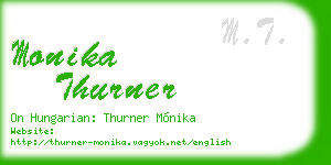 monika thurner business card