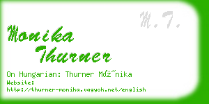 monika thurner business card